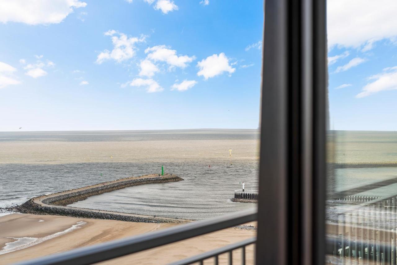 Apartmán Skyline App 5P Met Prachtige Uitzichten & Terras Ostende Exteriér fotografie