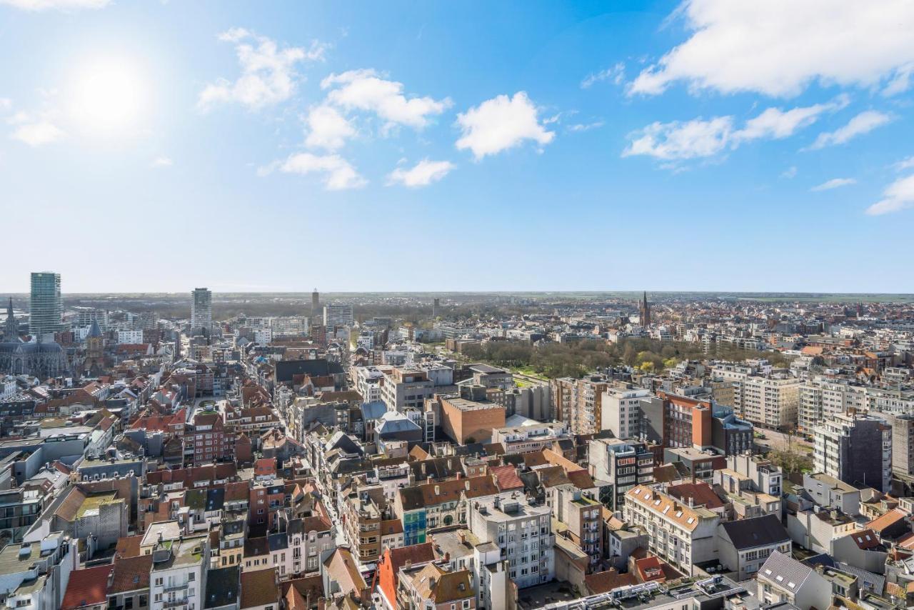 Apartmán Skyline App 5P Met Prachtige Uitzichten & Terras Ostende Exteriér fotografie
