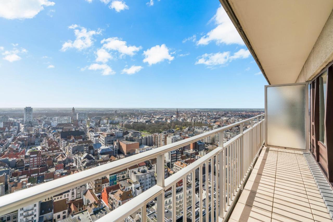 Apartmán Skyline App 5P Met Prachtige Uitzichten & Terras Ostende Exteriér fotografie